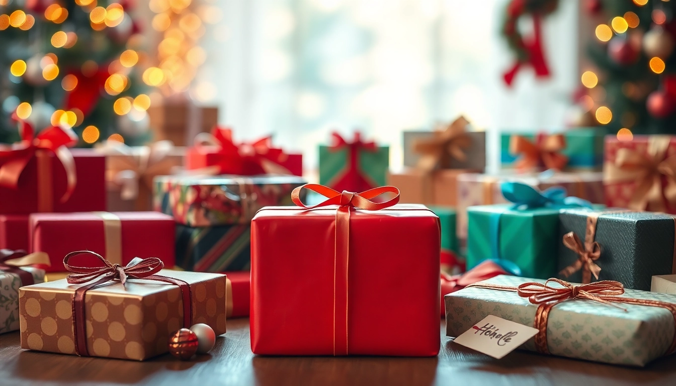 das perfekte Geschenk liebevoll verpackt und umgeben von weiteren kreativen Geschenkideen