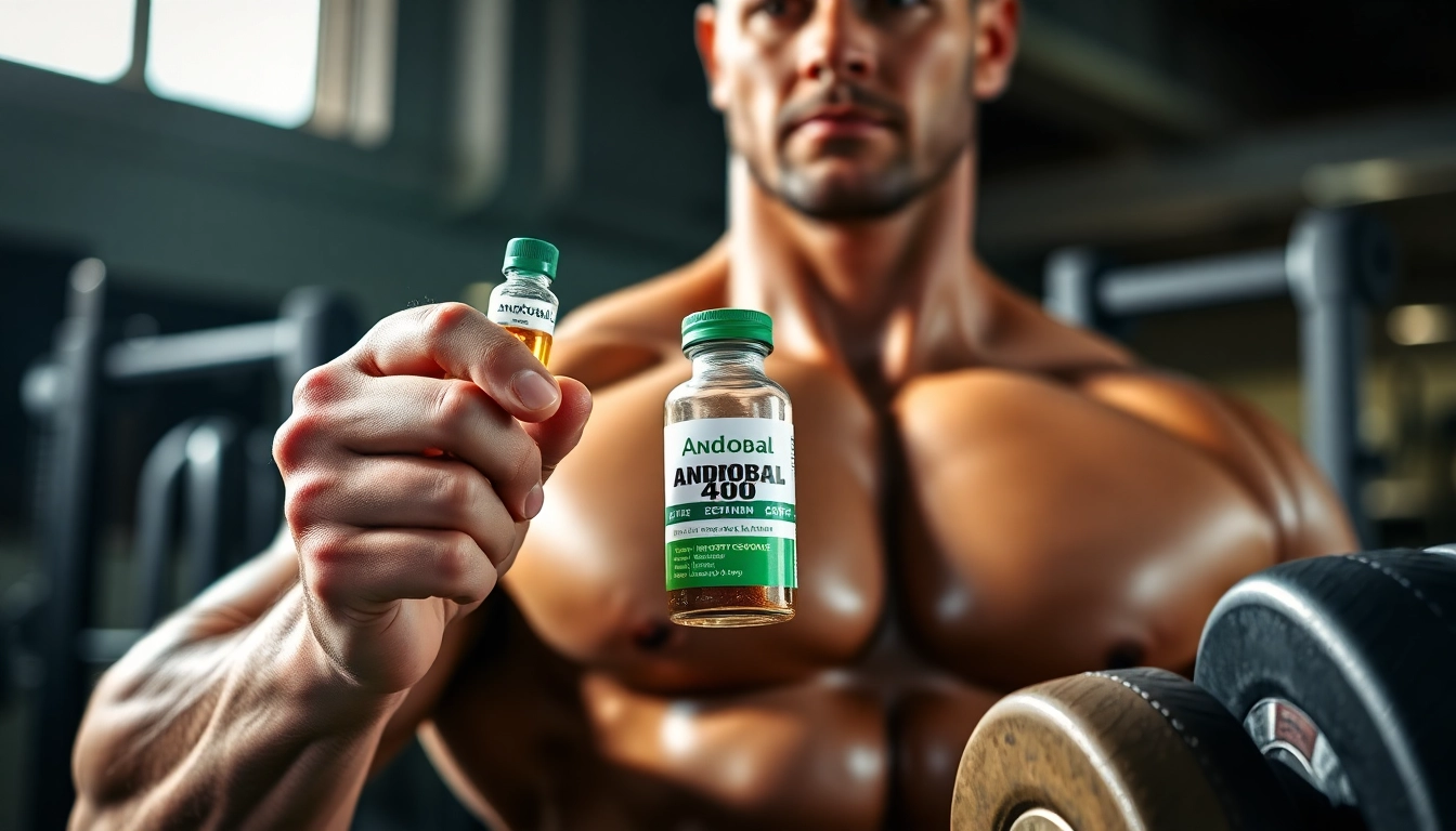 Androbal 400 Testosterone Compound for serious strength training and muscle growth.