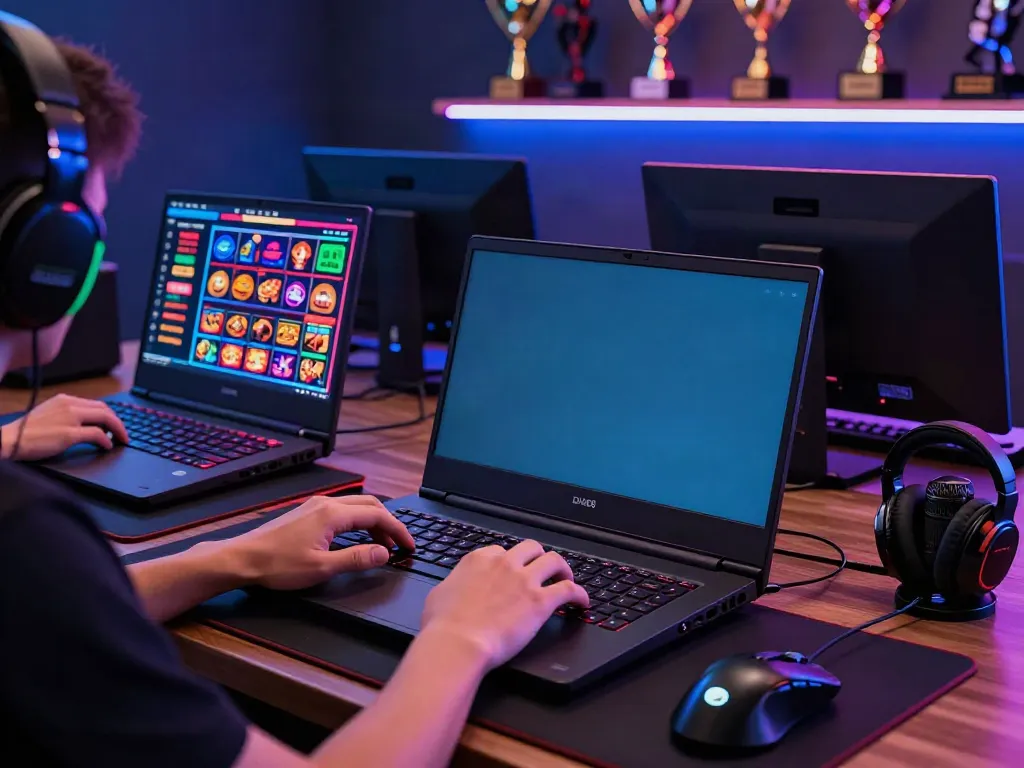 Engaging online gaming scene showcasing a user interacting with the DA88 platform.