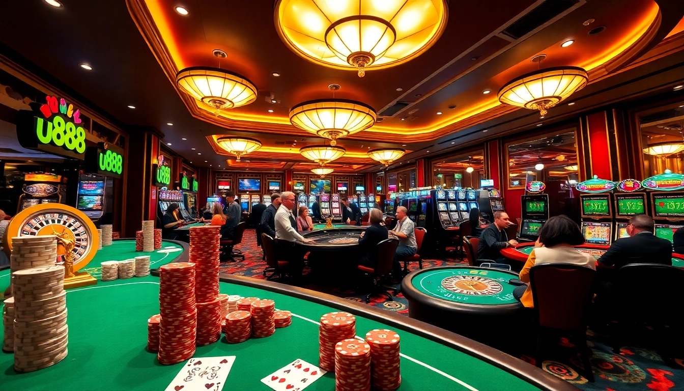 Experience the luxury of U888 with engaging casino games and vibrant tables.