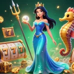 Experience thrilling เว็บสล็อตทดลอง action with vibrant slot reels and treasures in this 3D illustration.