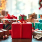 das perfekte Geschenk liebevoll verpackt und umgeben von weiteren kreativen Geschenkideen