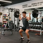 Utionon Steroids Shop - Aktive Bodybuilder im Fitnessstudio während des Trainings
