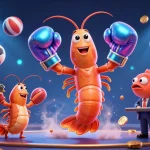 Cổng game sunwin showcases a vibrant gambling scene with animated sea creature characters and dynamic sports elements.
